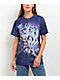 The Mountain Find 10 Wolves Blue Tie Die T-Shirt  - Thumbnail image 1 of 3