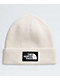 The North Face Logo Box White Dune Beanie - Thumbnail image 2 of 2
