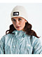 The North Face Logo Box White Dune Beanie - Thumbnail image 1 of 2