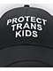 The Phluid Project Protect Trans Kids Black Strapback Hat