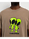 Theories Twins Faded Brown T-Shirt - Thumbnail image 2 of 2