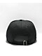 There Flower Embroidered Black Strapback Hat - Thumbnail image 2 of 3