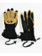 ThirtyTwo Lashed Black & Khaki 15K Snowboard Gloves - Thumbnail image 1 of 2