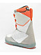 ThirtyTwo Lashed Zeb Powell White & Orange Snowboard Boots 2023 - Thumbnail image 2 of 4