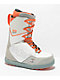ThirtyTwo Lashed Zeb Powell White & Orange Snowboard Boots 2023 - Thumbnail image 1 of 4