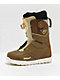 ThirtyTwo x Crab Grab Lashed Double Boa Brown Snowboard Boots 2024 - Thumbnail image 1 of 4