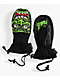 ThirtyTwo x Santa Cruz Green & Black 15k Snowboard Mittens - Thumbnail image 1 of 2