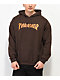 Thrasher Burn It Down Brown Hoodie - Thumbnail image 2 of 3