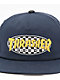 Thrasher Checkered Oval Navy Snapback Hat - Thumbnail image 3 of 3