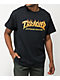 Thrasher Fire Logo camiseta negra