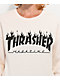 Thrasher Flame Beige Crewneck Sweatshirt - Thumbnail image 2 of 2