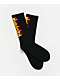 Thrasher Flame Black Crew Socks - Thumbnail image 1 of 2