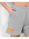 Thrasher Flame Logo Grey Sweat Shorts - Thumbnail image 3 of 3