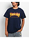 Thrasher Flame Logo Navy T-Shirt - Thumbnail image 1 of 2