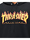 Thrasher Flame Logo sudadera con capucha