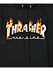 Thrasher Flame Magazine Black Hoodie