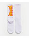 Thrasher Flame White Crew Socks - Thumbnail image 2 of 2