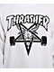 Thrasher Goat Destroy White Long Sleeve T-Shirt - Thumbnail image 2 of 4