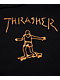 Thrasher Gonz Logo Black & Orange Hoodie 