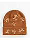 Thrasher Gonz Pattern Brown Beanie - Thumbnail image 1 of 2