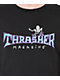 Thrasher Gonz Thumbs Up camiseta negra de manga larga