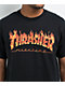 Thrasher Inferno Black T-Shirt - Thumbnail image 2 of 2