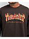 Thrasher Inferno Brown Crewneck Sweatshirt - Thumbnail image 2 of 2