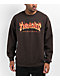 Thrasher Inferno Brown Crewneck Sweatshirt - Thumbnail image 1 of 2