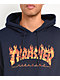 Thrasher Inferno Navy Hoodie - Thumbnail image 3 of 3