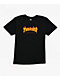 Thrasher Kids Flame Black T-Shirt - Thumbnail image 1 of 2