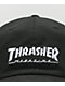 Thrasher Logo Black Strapback Hat - Thumbnail image 4 of 4