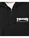 Thrasher Logo Black Zip Hoodie