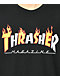Thrasher Mag Flame Black T-Shirt