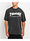 Thrasher Mag Logo Black Wash T-Shirt - Thumbnail image 1 of 2