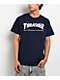 Thrasher Mag Logo Navy T-Shirt - Thumbnail image 1 of 2