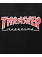 Thrasher Magazine Outlined Black T-Shirt