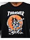 Thrasher Outlaw Black T-Shirt - Thumbnail image 2 of 2