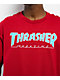 Thrasher Outline Red T-Shirt - Thumbnail image 2 of 2