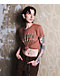 Thrasher Outlined Brown T-Shirt - Thumbnail image 3 of 3