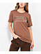 Thrasher Outlined Brown T-Shirt - Thumbnail image 1 of 3