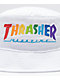 Thrasher Rainbow White Bucket Hat