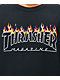 Thrasher Scorched Outline Black T-Shirt