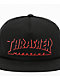 Thrasher Shadow Mag Black Snapback Hat - Thumbnail image 3 of 3