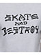 Thrasher Skate And Destroy Grey T-Shirt