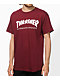 Thrasher Skate Mag Burgundy T-Shirt - Thumbnail image 1 of 2