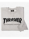 Thrasher Skate Mag Grey Crewneck Sweatshirt