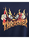 Thrasher Sucka Free Navy T-Shirt - Thumbnail image 2 of 2