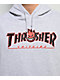 Thrasher x Spitfire Bighead Outline Grey Hoodie - Thumbnail image 2 of 2