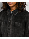 Thread & Supply Corduroy Grey Wash Long Sleeve Button Up Shirt - Thumbnail image 4 of 4