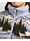 Thread & Supply Ice Mountain Blue & White Sherpa Jacket - Thumbnail image 3 of 6